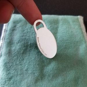 Tiffany & Co. Oval Tag Pendant